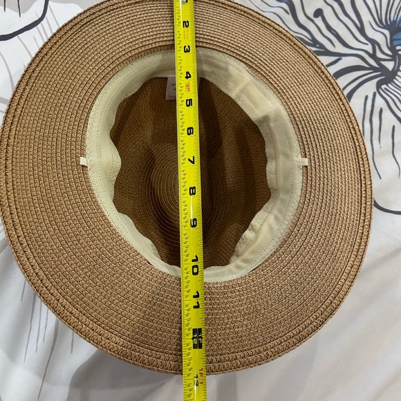 PANAMA Style Hat • Black Ribbon • sz 56-58 cm - Picture 6 of 7